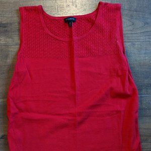 Talbots Business Casual Red Short Sleeve